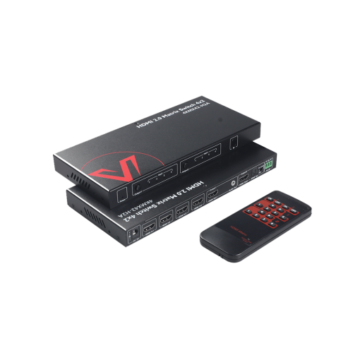 AV Access_4KMX42-H2A 4x2 4K HDMI Matrix Switch_Side Panel