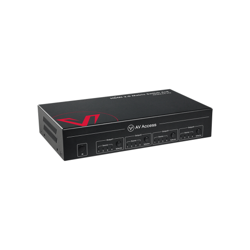 AV Access_4KMX44-H2 4x4 4K HDMI Matrix Switch_Side Panel