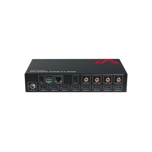 AV Access_4KMX44-H2 4x4 4K HDMI Matrix Switch_Back Panel